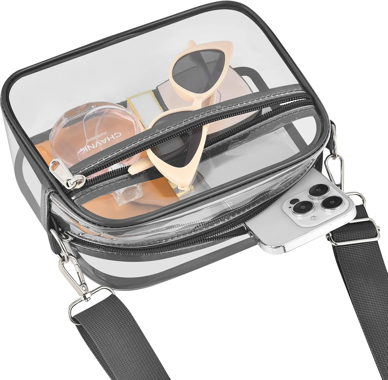 Clear Bag for Stadium Events Mini Small Clear Purse Clear Bag for Stadium Events Concert Sport Work