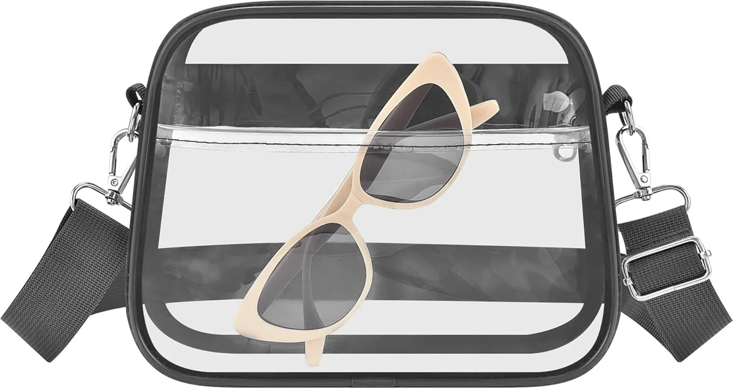Clear Bag for Stadium Events Mini Small Clear Purse Clear Bag for Stadium Events Concert Sport Work
