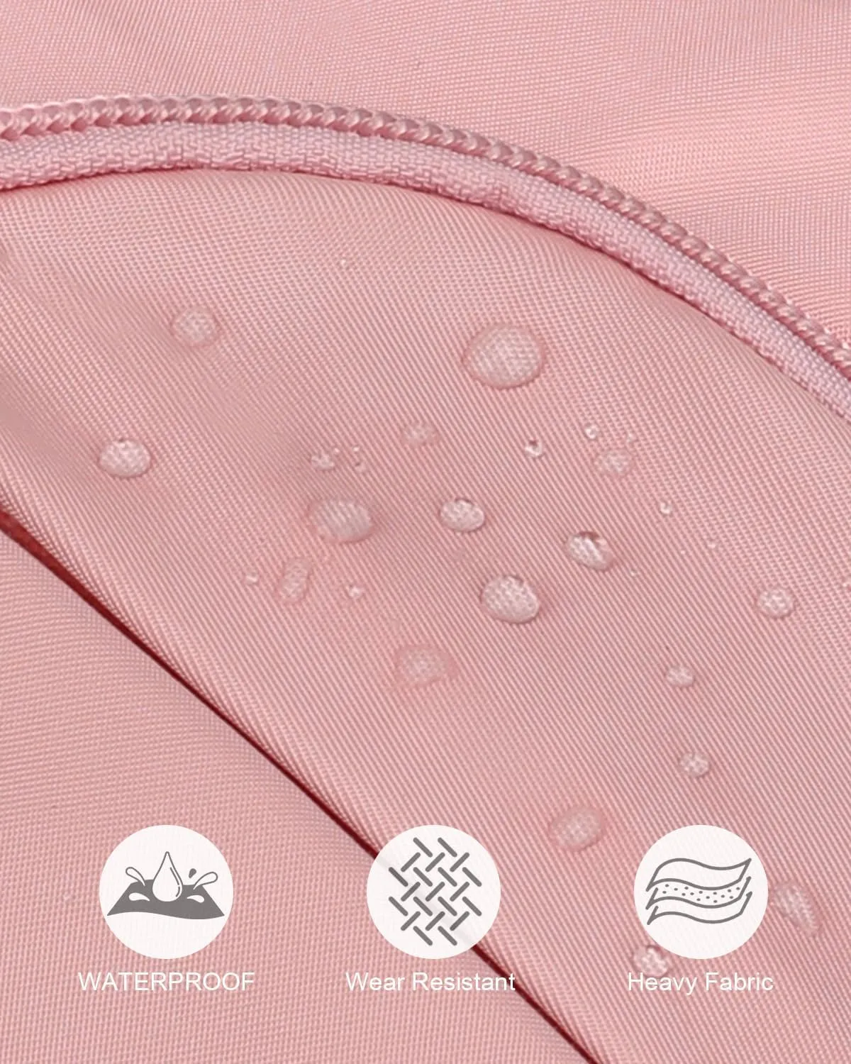 Crossbody Bags for Women Man Waterproof Sling Bag Backpack Trendy Casual Cross Body Bag with Convertible Shoulder Strap Chest Bag for Camping Hiking Travel Essentials (Pink, Medium)