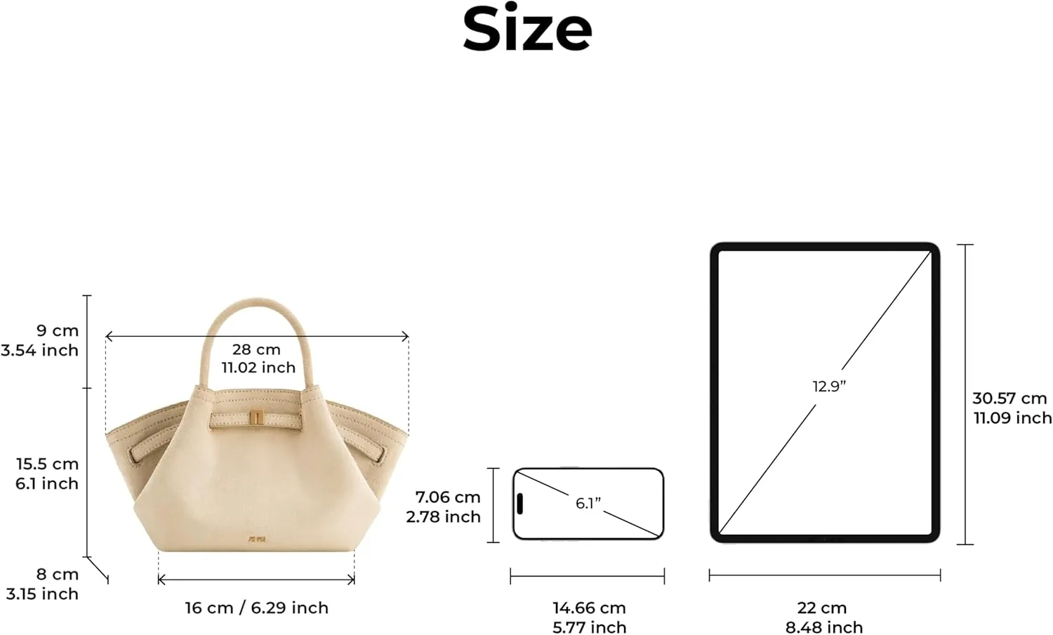 JW PEI Women's Hana Mini Faux Suede Tote Bag
