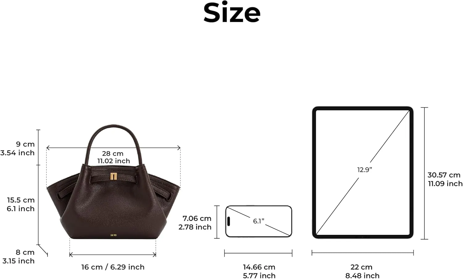 JW PEI Women's Hana Mini Faux Suede Tote Bag