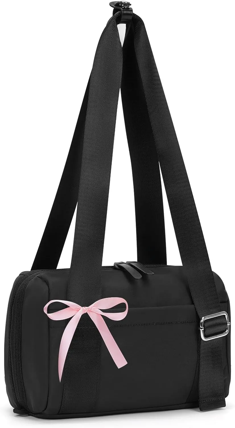 Mini Gym Bag Small Duffle Bags Tote for Women Pink Workout Bag Lightweight for Weekender Travel Sports Yoga Fitness