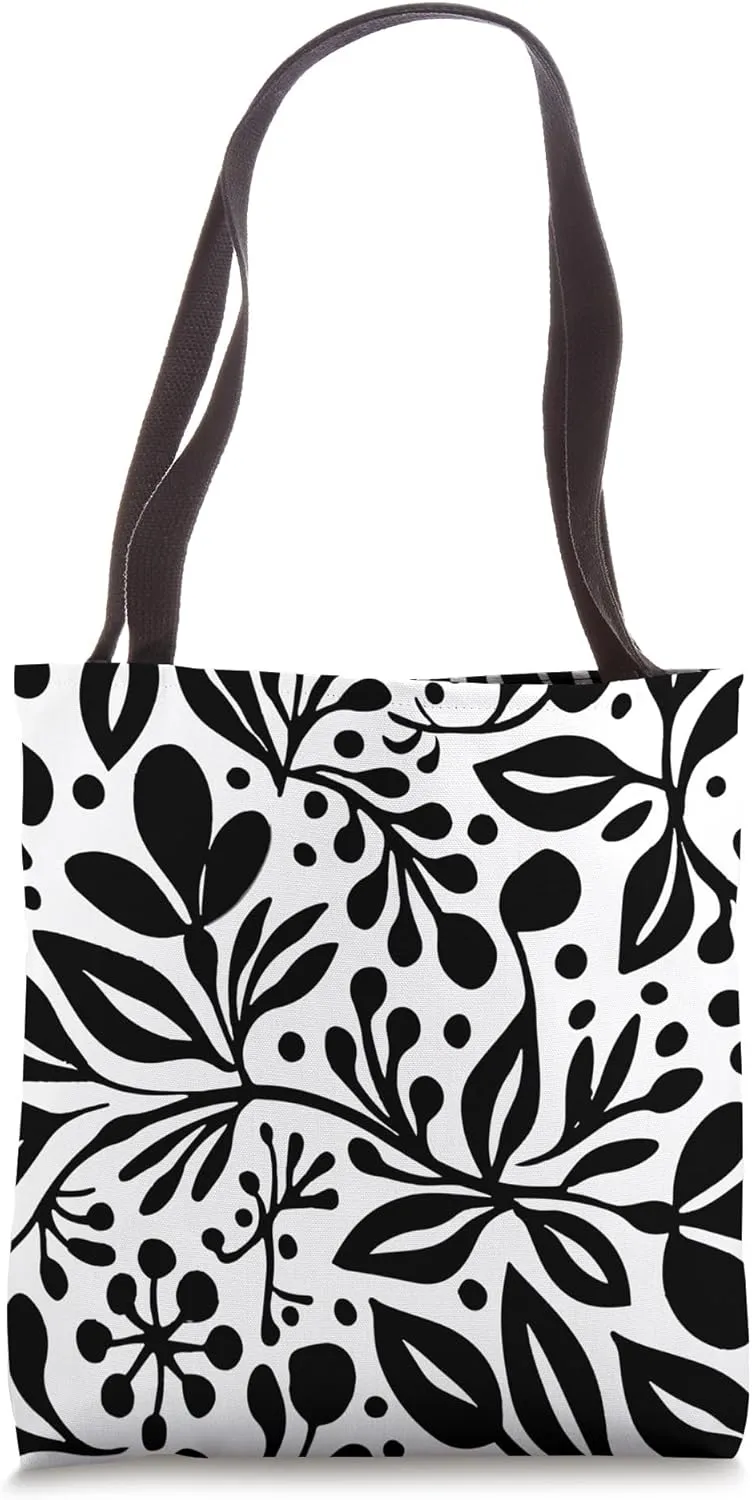 Monochrome Elegance Tote Bag