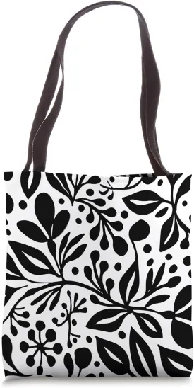 Monochrome Elegance Tote Bag