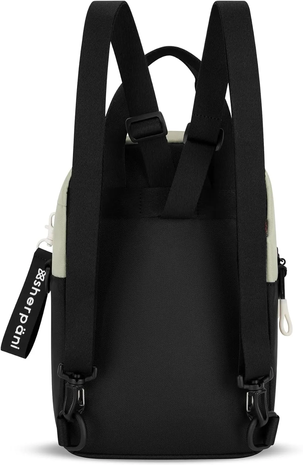 Sherpani Logan, Mini Backpack for Women, Travel Backpack Purse, Nylon Tote Bag for Women, RFID Protection (Elmwood)
