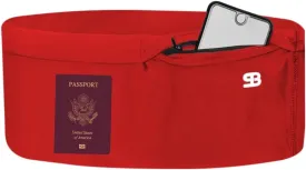 StashBandz Running Belt for Women & Men  Money Belt with 4 Large Secure Pockets (1 Zippered) | Fanny Pack & Phone Holder for Running, Travel, Hiking, and Workouts