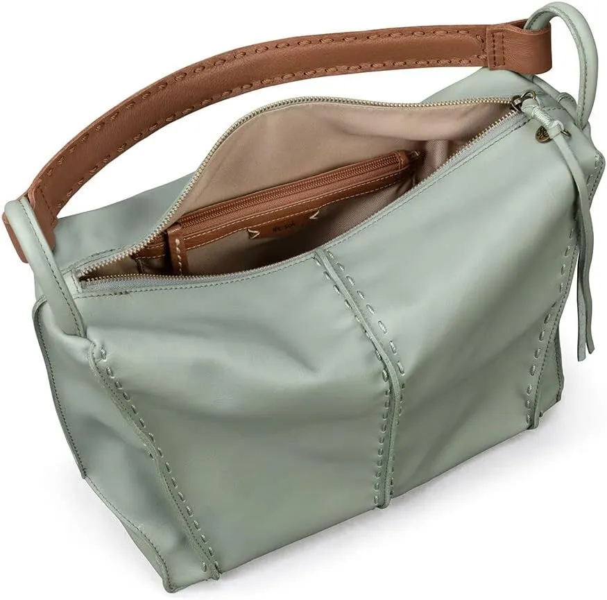 The Sak Los Feliz Hobo Purse - Premium Large Leather Women's Handbag for Everyday & Travel - Durable Purse With Zipper Pocket