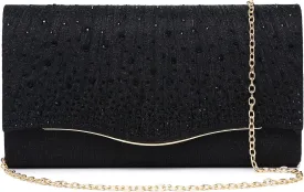 Women Evening Bags Glitter Sequins Clutch Purses for Women Shiny Envelope Handbag Formal Wedding Party Prom Purse