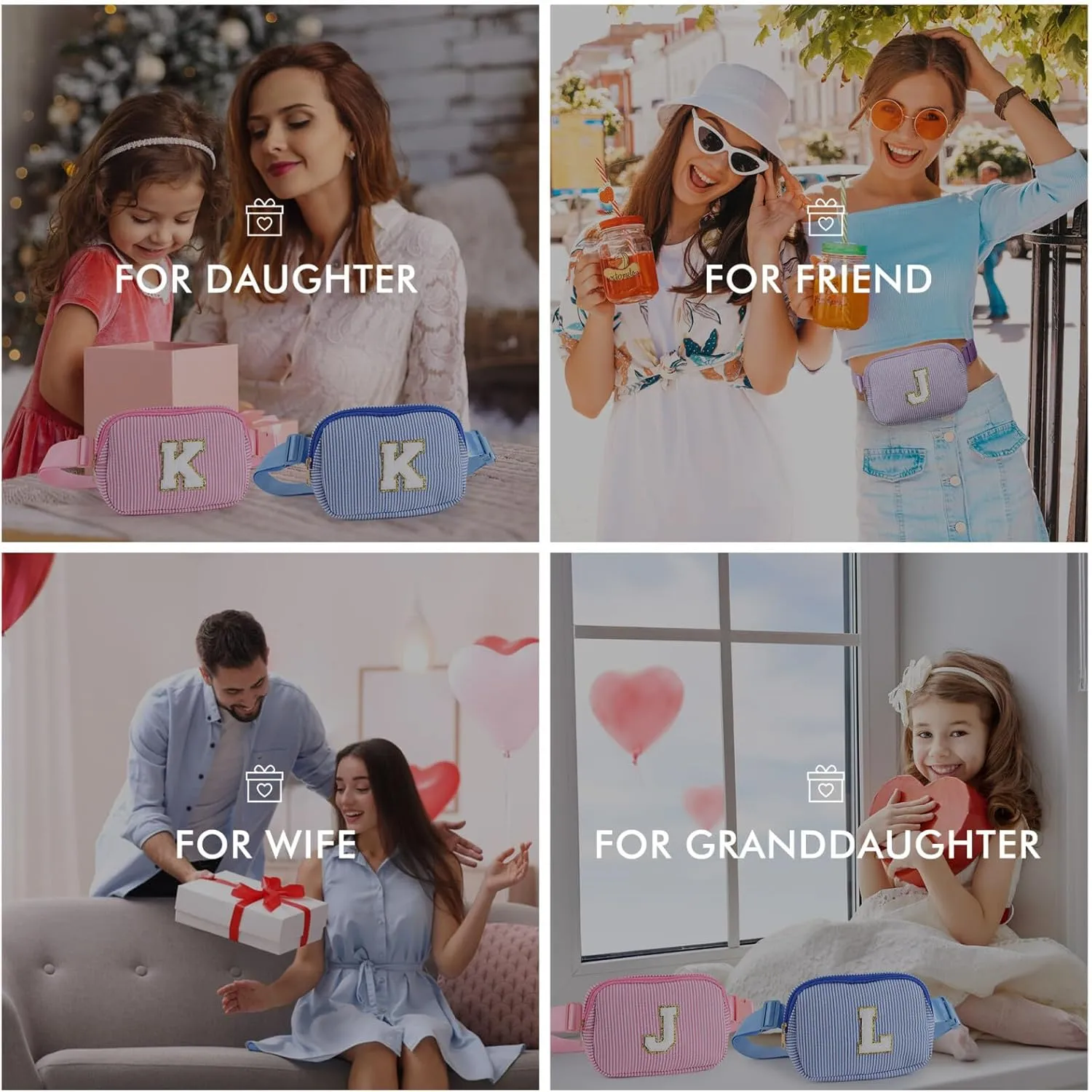 YOOLIFE Birthday Gifts for 6 7 8 9 10 11 12 13 Year Old Girls | Birthday Gifts | Belt Bag | Fanny Pack Birthday Gifts for Daughter | Gifts for Teen Girls | Birthday Gifts for Kids | Blue S